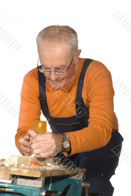 elderly carpenter