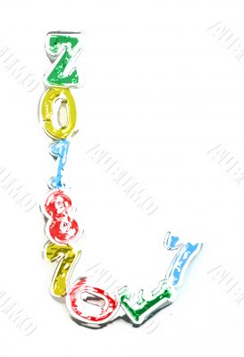 You can write messages with this letters series