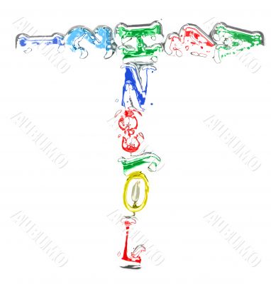 You can write messages with this letters series