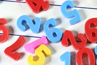 Close-up of numbers !