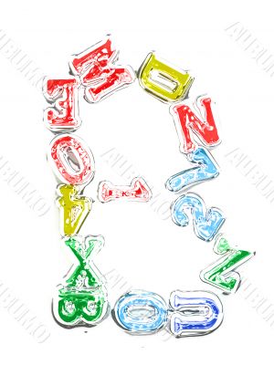 You can write messages with this letters series