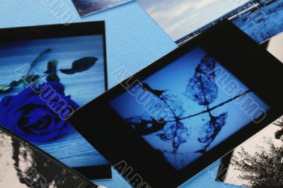 Photo Album with copy space