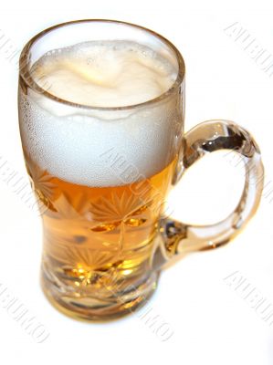 Mug with beer.