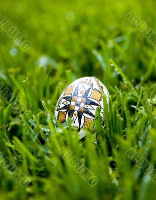 Easter egg with cross