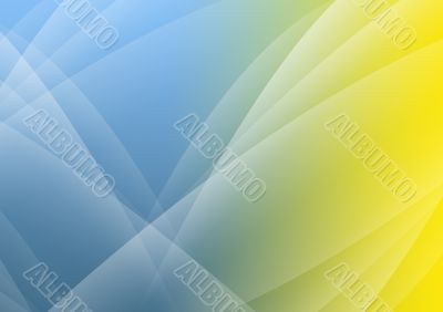 Abstract background of blue and yellow color