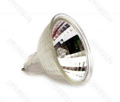 Fluorescent small spot light bulb