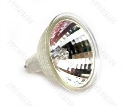 Fluorescent small spot light bulb