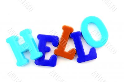 Close-up of letters. Great details !