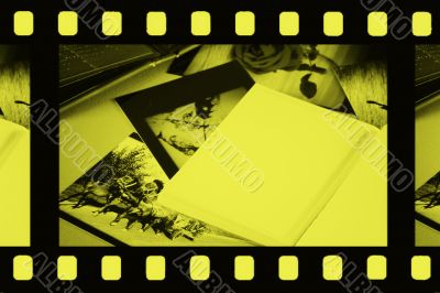 Photo Album with copy space