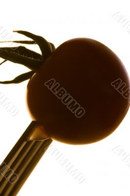 Tomato with goods Isolated