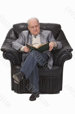 Reading a book