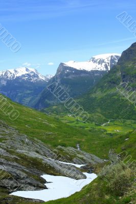 The Norwegian mountains