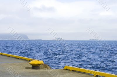 Mooring at Atlantic ocean Mooring at Atlantic ocean