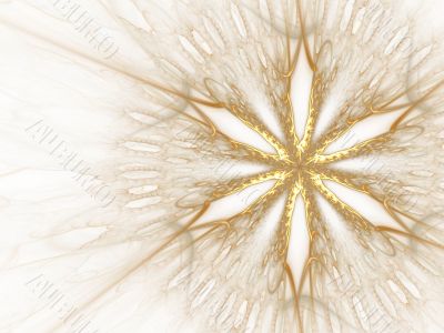 Textured Pointed Star Abstract Background