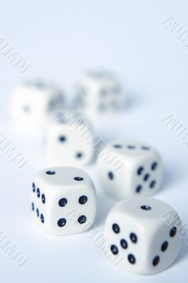 White dice