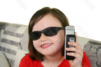 Child With Cell Phone 3
