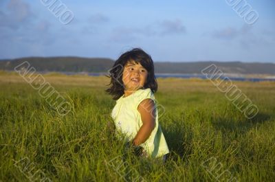 Happy countryside summer