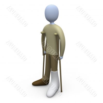 Person With Broken Foot Person With Broken Foot