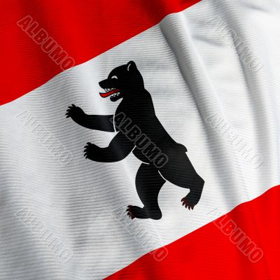 Berlin Flag Closeup