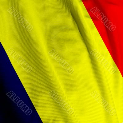 Chadian Flag Closeup