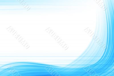 Blue line in white Blue line in white