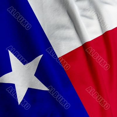 Texas Flag Closeup