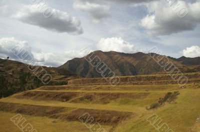 Inca castle ruins in Chinchero