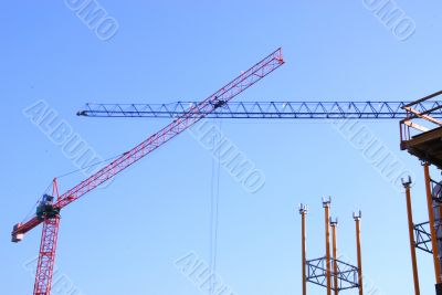 two cranes