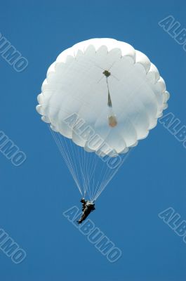  Jump of the parachuter.