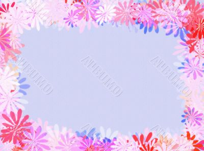Flowers frame Flowers frame