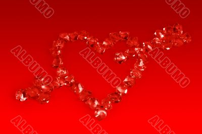 red heart red heart