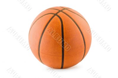 Basketball with clipping path