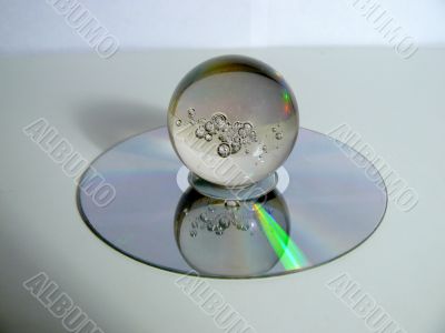 Sphere on a disk