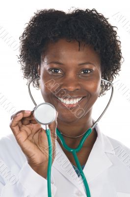 African american woman doctor