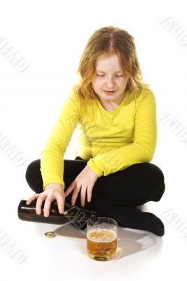 neglected girl drinks alcohol neglected girl drinks alcohol