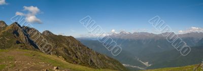 Western Caucasus panorama