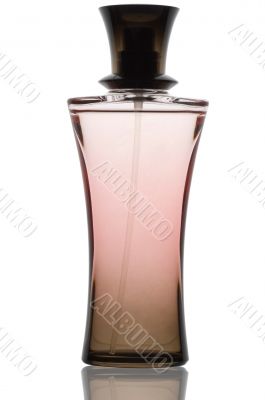 Pink perfume bottle