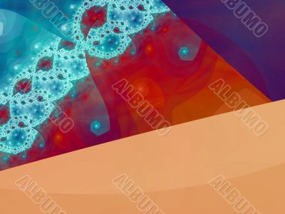 fractal red blue