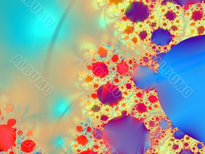 Fractal background graphic