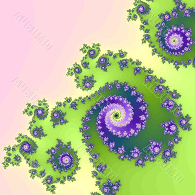 Fractal background graphic