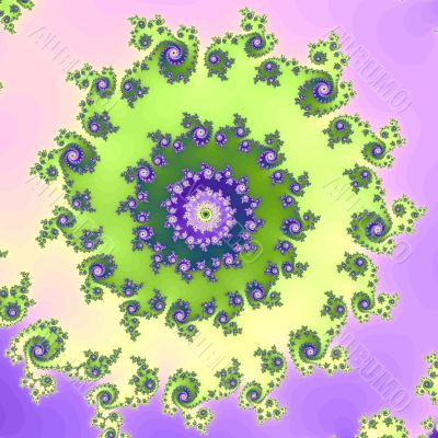 Fractal background graphic