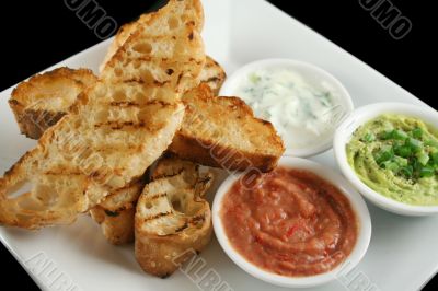 Turkish Bread And Dips 5