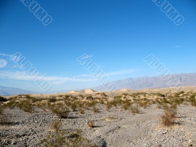 Sand dunes, Death Valley, California