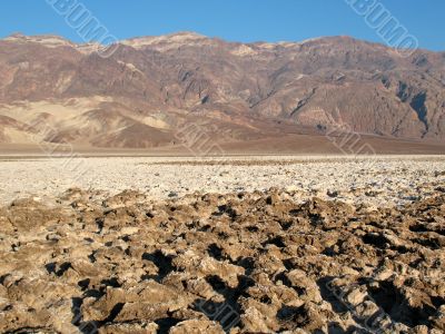 Devil`s Golf Course, Death Valley, California