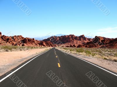 Road inValley of Fire, Nevada