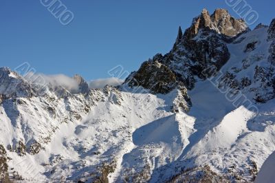 Chamonix mountains