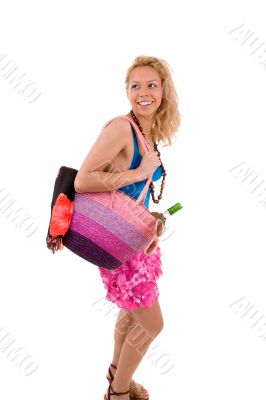 Going to the beach Going to the beach