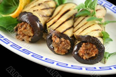Egg Plant And Beef Rolls 2