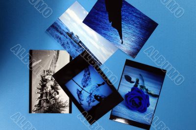 Photo Album with copy space