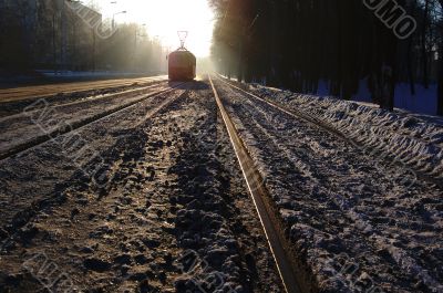 lone tram